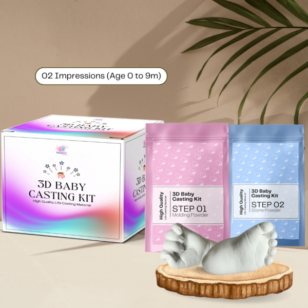 Baby One Hand & Foot Casting Kit - (0 to 09 months)
