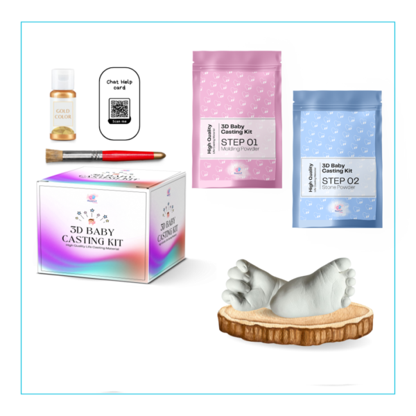Baby One Hand & Foot Casting Kit - (0 to 09 months) - Image 2