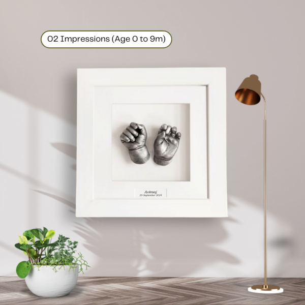 Baby Casting Kit with Frame Box (10inch shadow box).